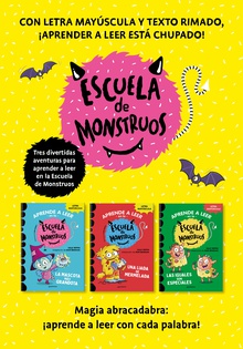 Pack Aprender a leer en la Escuela de Monstruos (Libros 1-3)