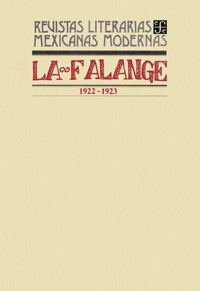 La Falange, 1922-1923