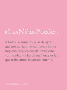 Las niñas pueden