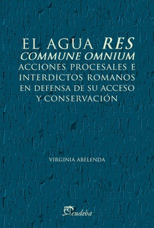 El agua res commune ómnium