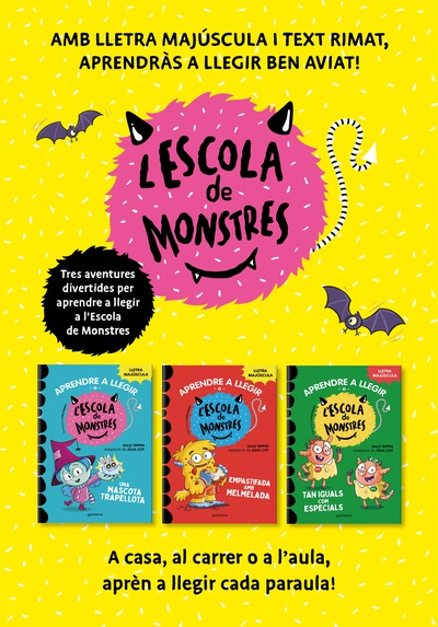 Pack Aprendre a llegir a l'Escola de Monstres (Llibres 1-3)