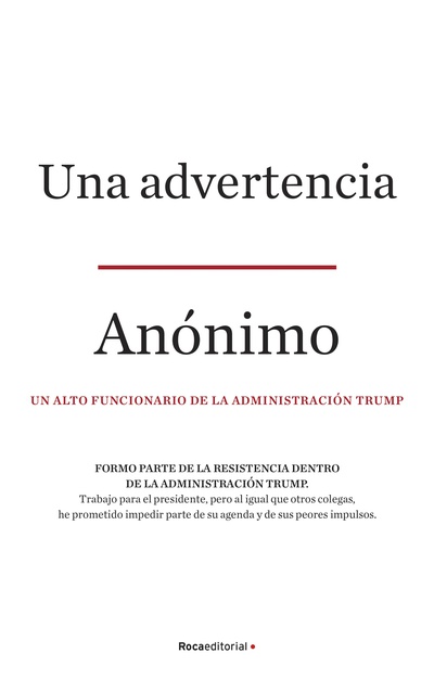 Una advertencia