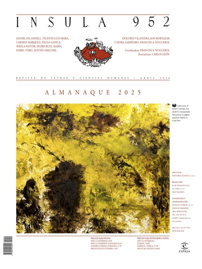 Almanaque 2025 (Ínsula n° 952, abril de 2026)
