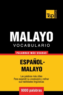 Vocabulario español-malayo - 9000 palabras más usadas