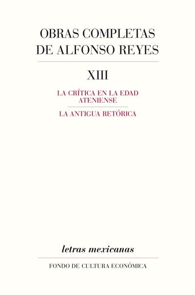Obras completas, XIII