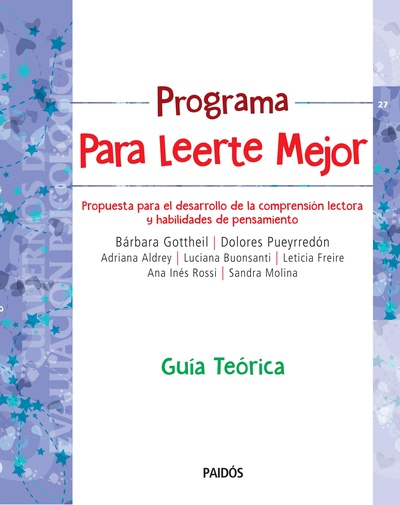 Programa para leerte mejor. Guia teorica