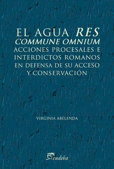 El agua res commune ómnium