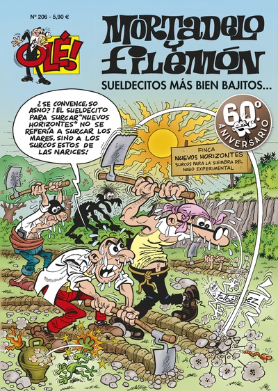 Sueldecitos más bien bajitos... (Olé! Mortadelo 206)