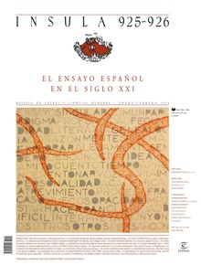 El ensayo español en el siglo XXI (Ínsula n° 925-26, enero y febrero de 2024)