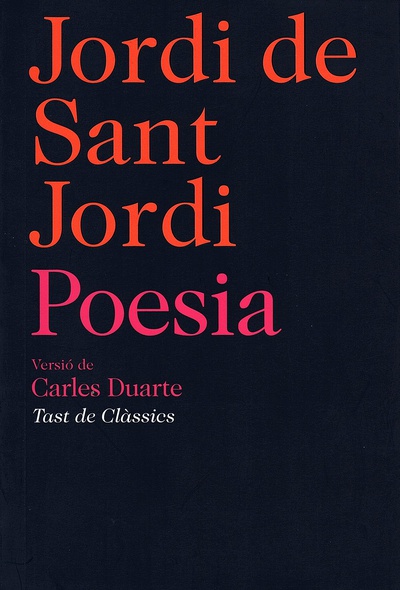 Jordi de Sant Jordi. Poesia