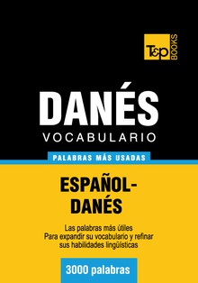 Vocabulario español-danés - 3000 palabras más usadas