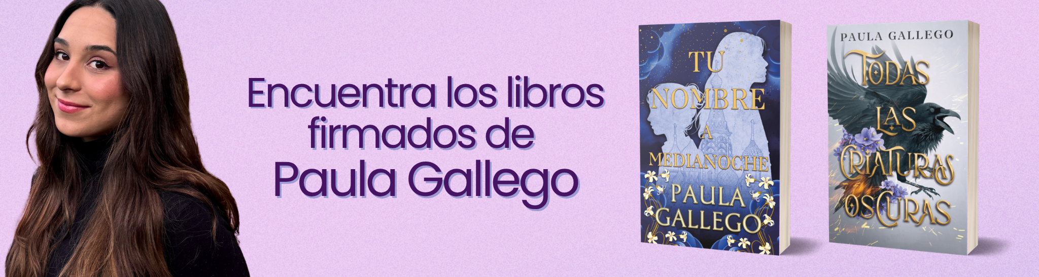 Libros firmados Paula Gallego